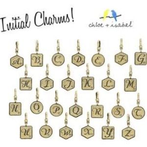 Chloe & Isabel D initial charm